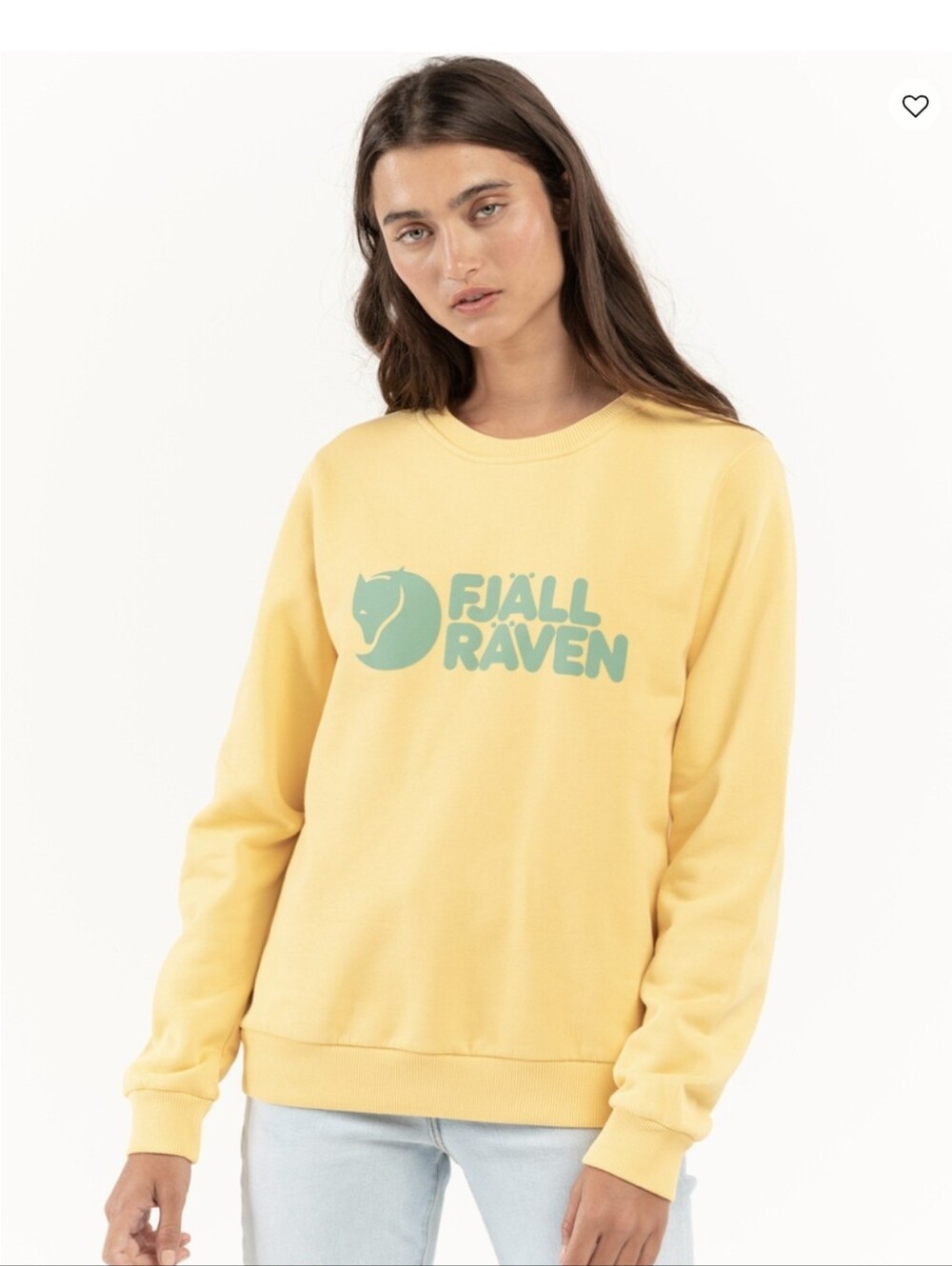 Fjallraven Yellow Logo Sweatshirt
